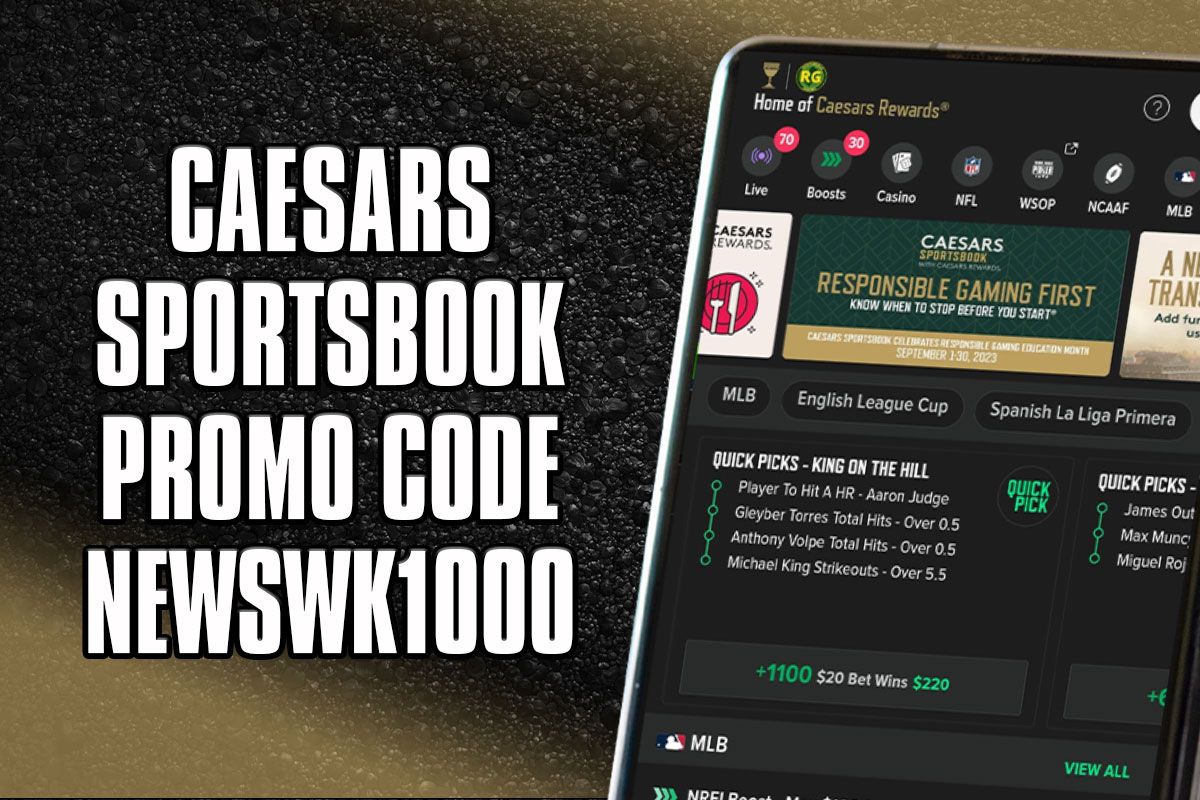 Caesars Sportsbook Promo Code NEWSWK1000: How To Redeem $1K Christmas Bet