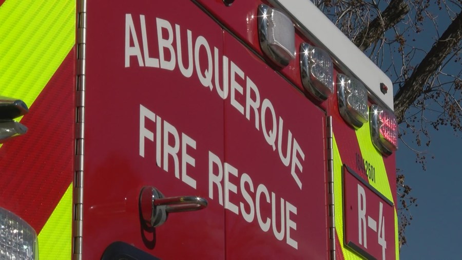 Albuquerque Fire Rescue rescues man who climbed scaffolding on AT&T