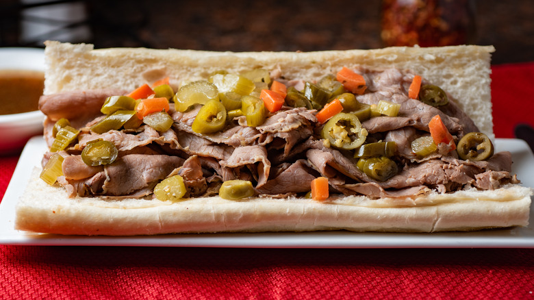 For Less-Spicy Italian Beef Sandwiches, Use Sauteed Green Peppers Over ...