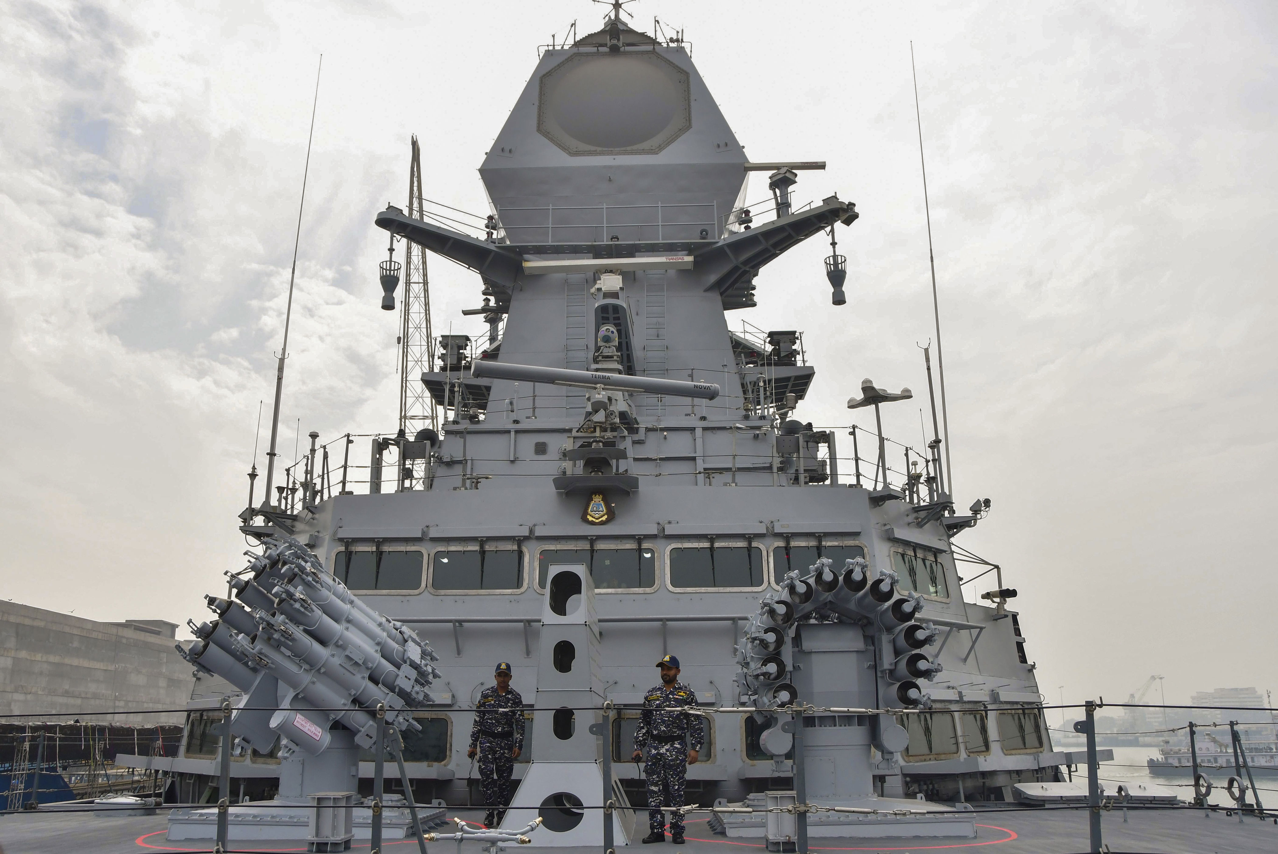 stealth guided missile destroyer imphal commissioned into navy