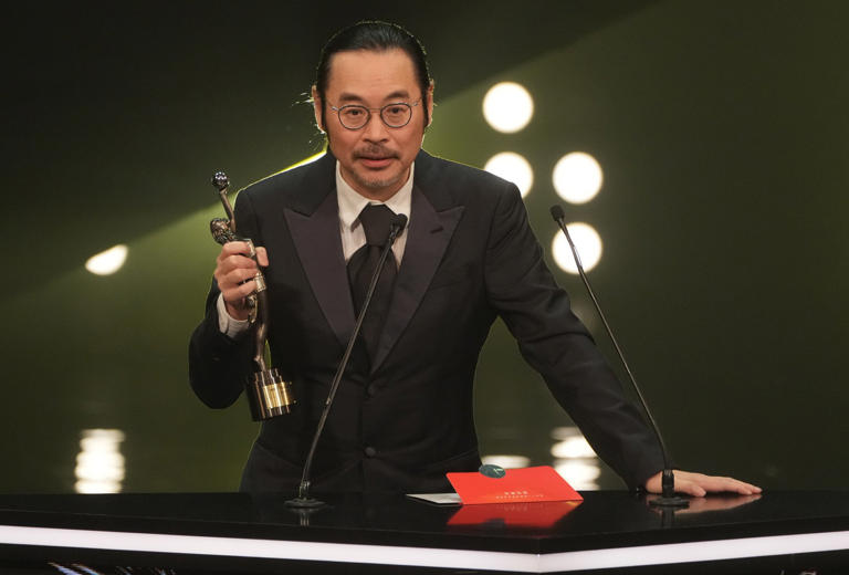 Wai Ka-fai won best director at the 41st Hong Kong Film Awards ceremony at the Hong Kong Cultural Centre, in April 2023. Photo: Sam Tsang