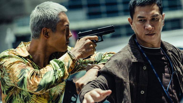 William Chan Wai-ting (left) and Nick Cheung Ka-fai in a still from 