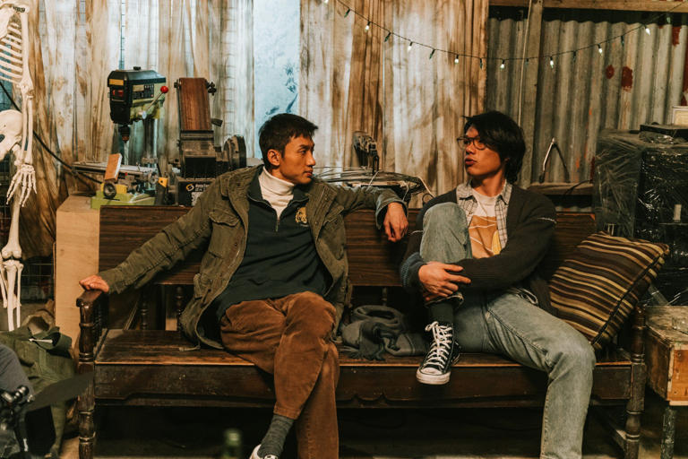 Peter Chan Charm-man (left) and Will Or Wai-lam in a still from 