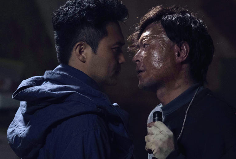 Julian Cheung Chi-lam (left) and Louis Koo Tin-lok in a still from 