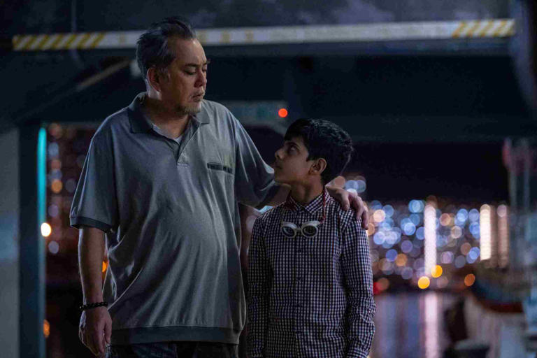 Anthony Wong Chau-sang (left) and Sahal Zaman in a still from 