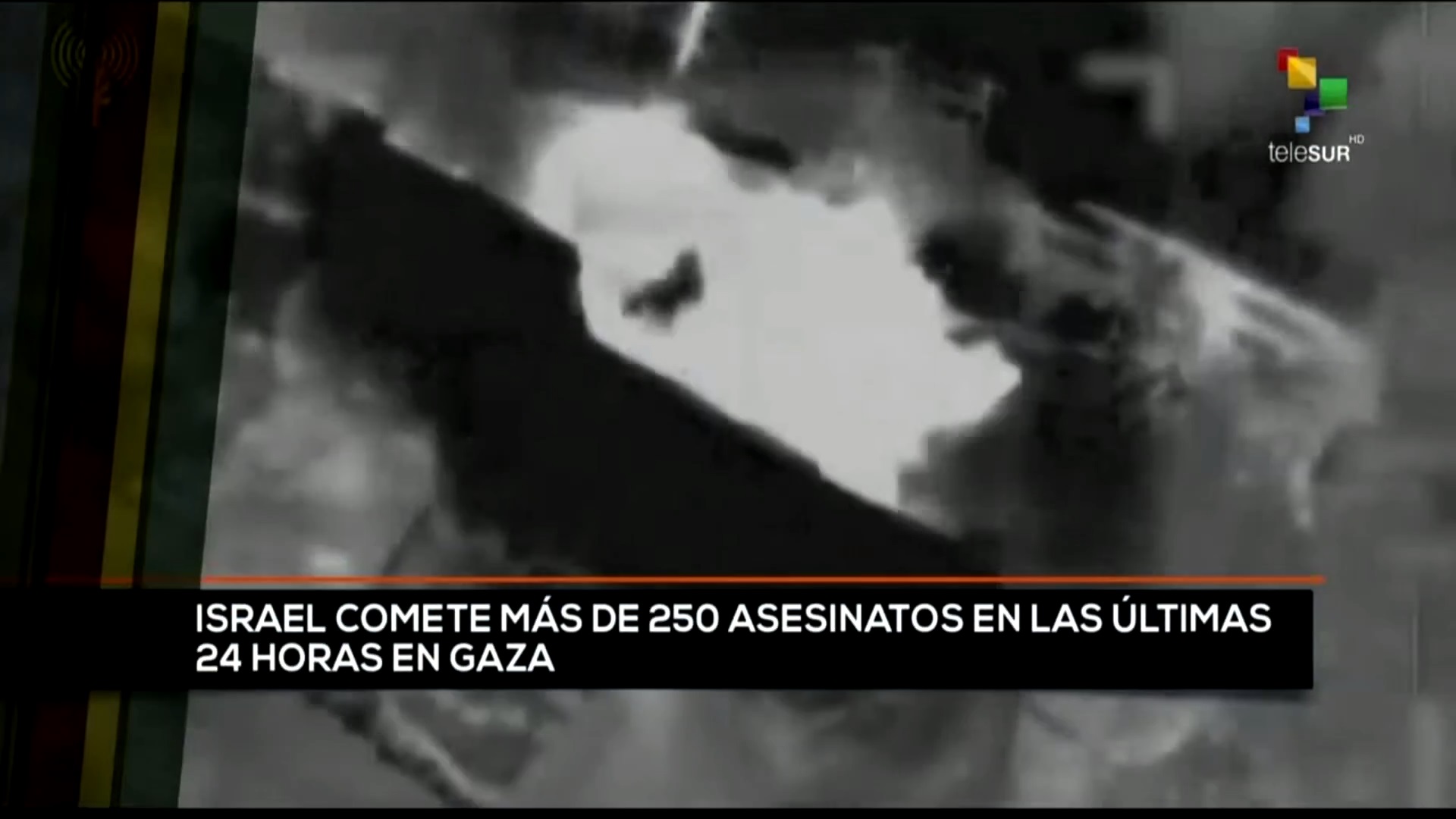 TeleSUR Noticias 11:30 26-12: Al Menos 250 Palestinos Fueron Asesinados ...