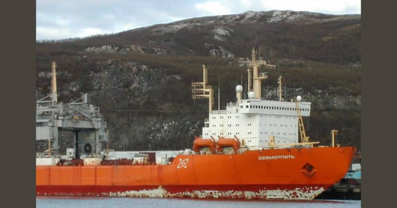 russian nuclear-powered cargo ship caught fire in arctic, no casualties reported