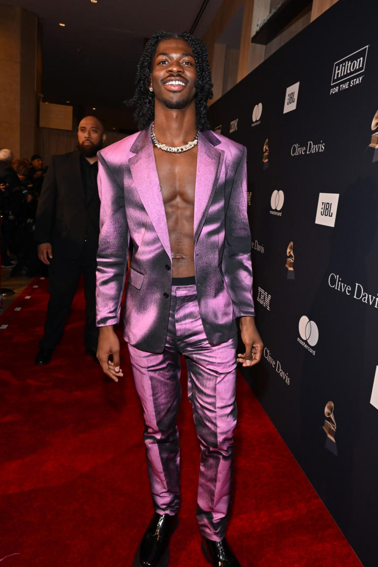 Lil Nas X And Timothée Chalamet Dared To Bare In An Epic Shirtless Pink Suit Fashion Battle Royale