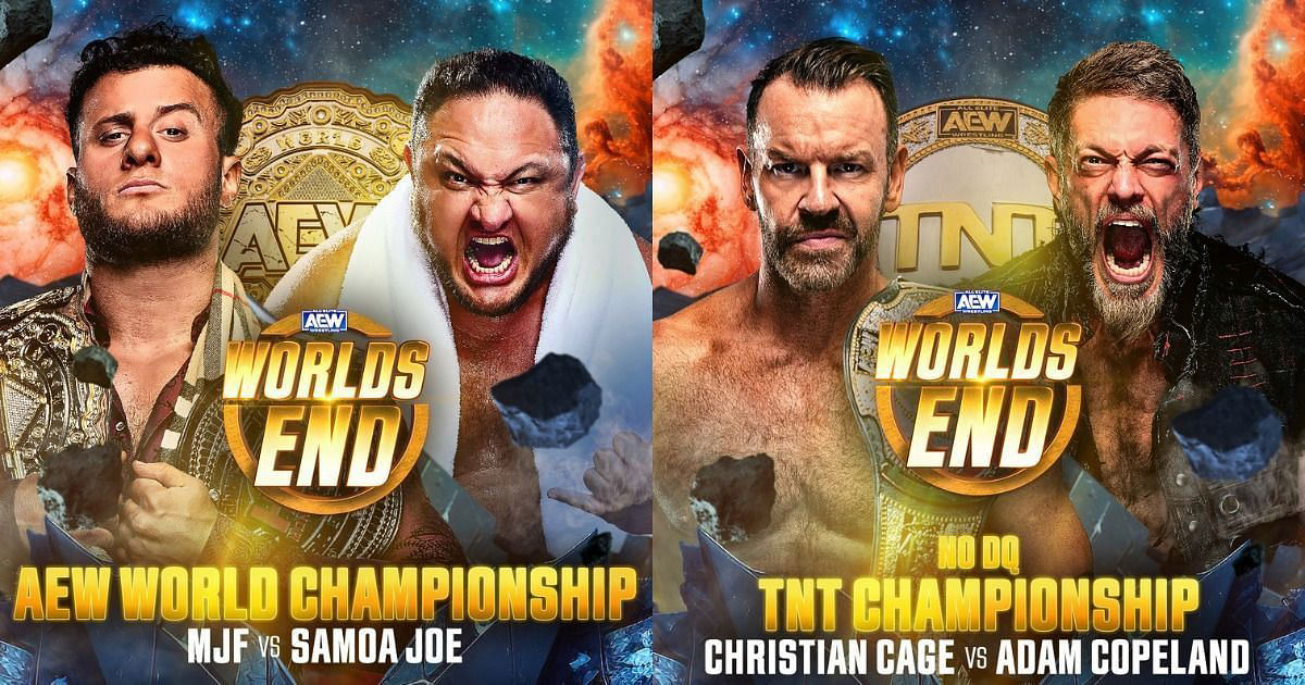Major title change expected at AEW Worlds End based on latest betting odds