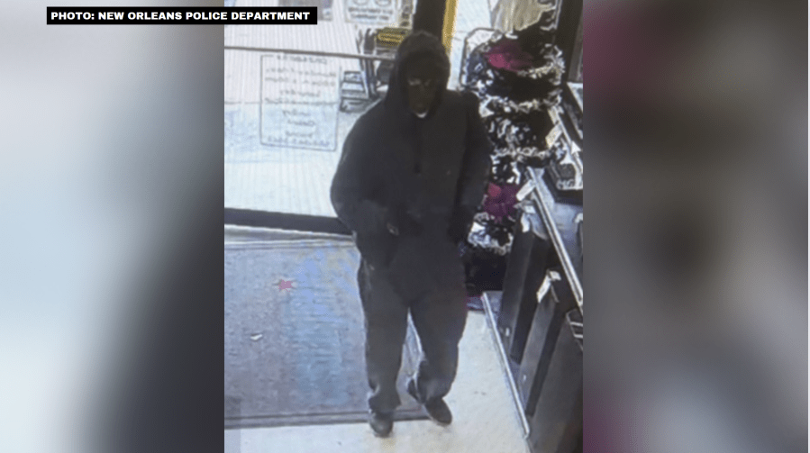 New Orleans Police Search For Armed Robbery Suspect After Tuesday Incident