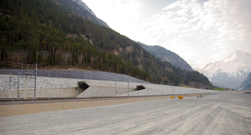 <p>Inaugurated in 2016, the Gotthard Base Tunnel is the world’s longest and deepest railway tunnel, running through the Swiss Alps. Stretching over 35 miles (57.1 km), it represents a significant engineering achievement, facilitating faster and more efficient rail travel between northern and southern Europe.</p>