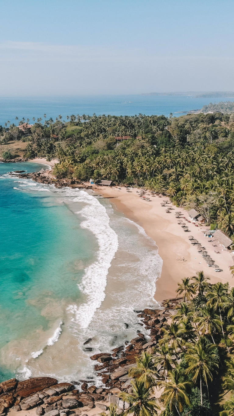 A beach in Sri Lanka
