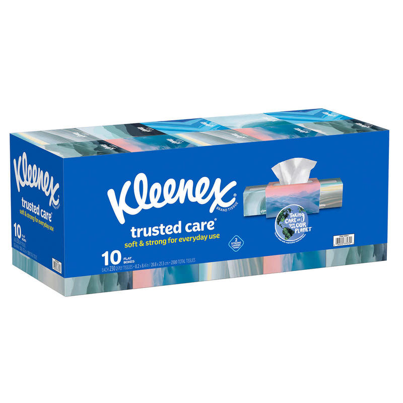 Kleenex is another item that you can never have enough of, and it doesn’t go bad, so having a bulk supply is the best. Not only do they offer low prices, but they always have deals and coupons. For example, you can buy 2-ply Kleenex Facial Tissue in a ten-pack with a total of two hundred and thirty sheets for $23.99. You can also buy the Kirkland brand at a lower cost of $32.99 for a box of thirty.