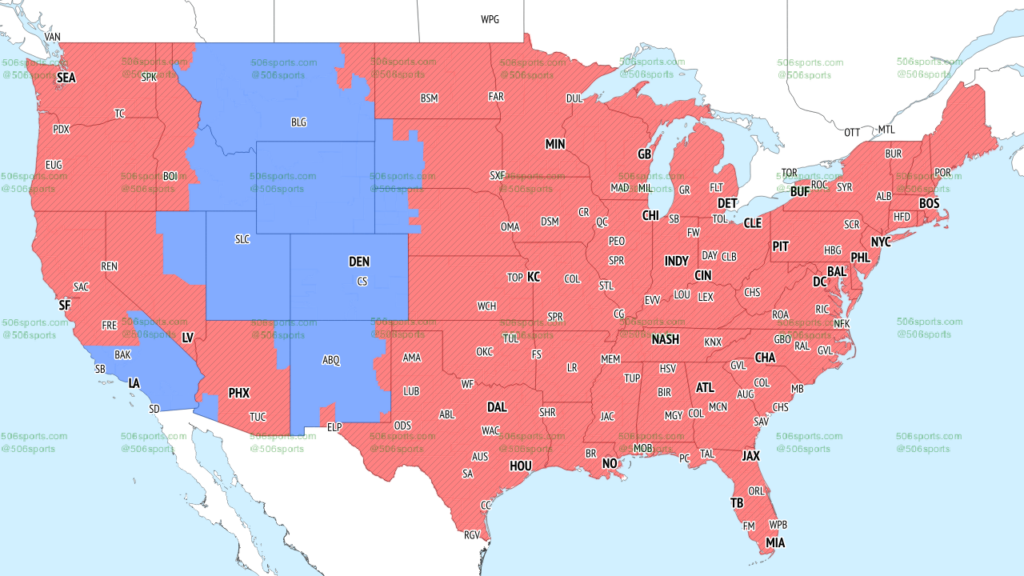 amazon, nfl coverage map week 17: tv schedule for fox, cbs broadcasts