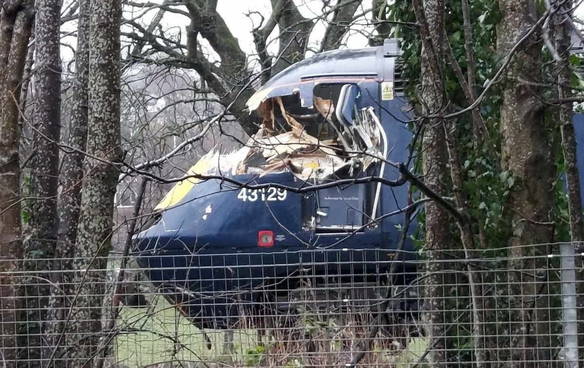 Storm Gerrit Latest: Train Crashes Into Fallen Tree, Causing ...