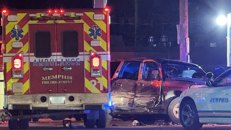 2 Sent To Hospital After Ambulance Crashes Into Car