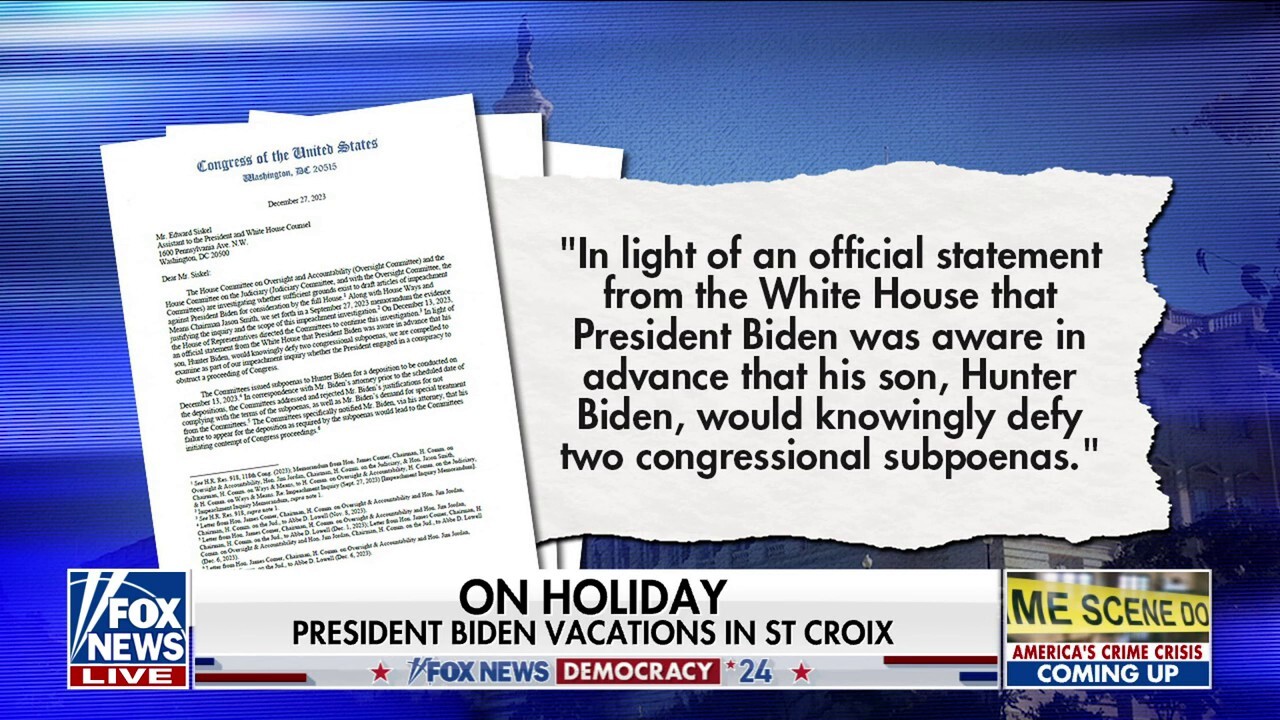 House GOP Expanding Investigation Into Biden's Impeachment Inquiry