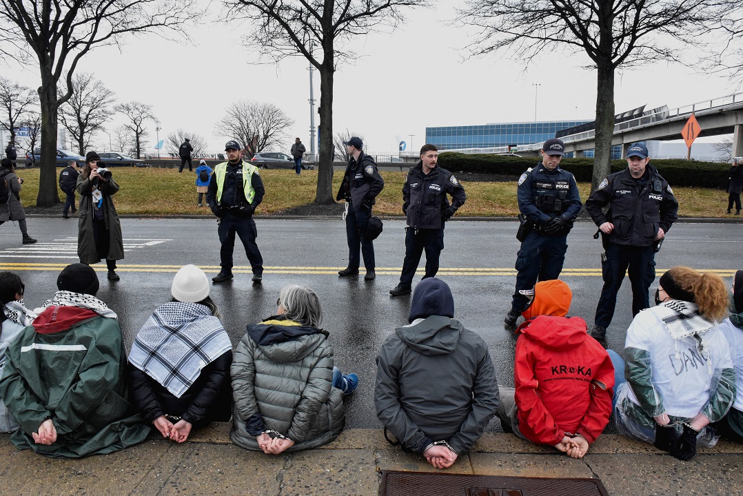 Dozens Of Pro-Palestinian Protesters Arrested Near NYC, LA Airports ...