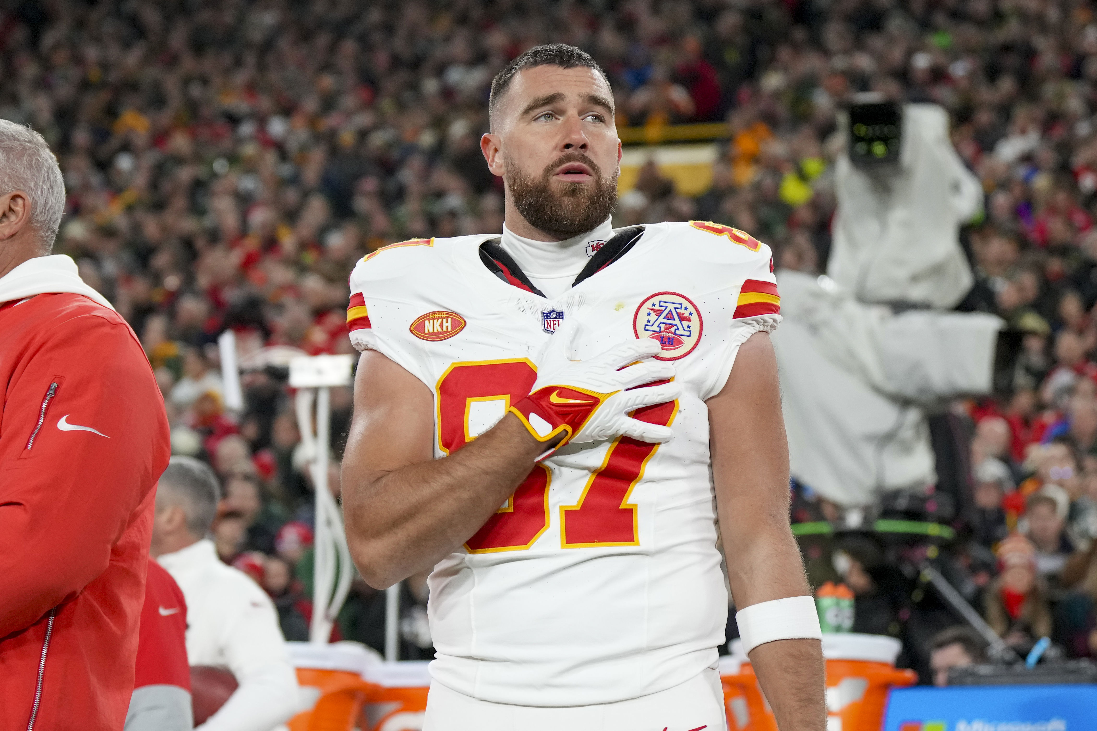 The Best Pictures Of Travis Kelce As The Chiefs Lose To The Packers In ...