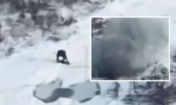 devastating final moment of russian soldier inspecting ukrainian mine disguised as rubbish