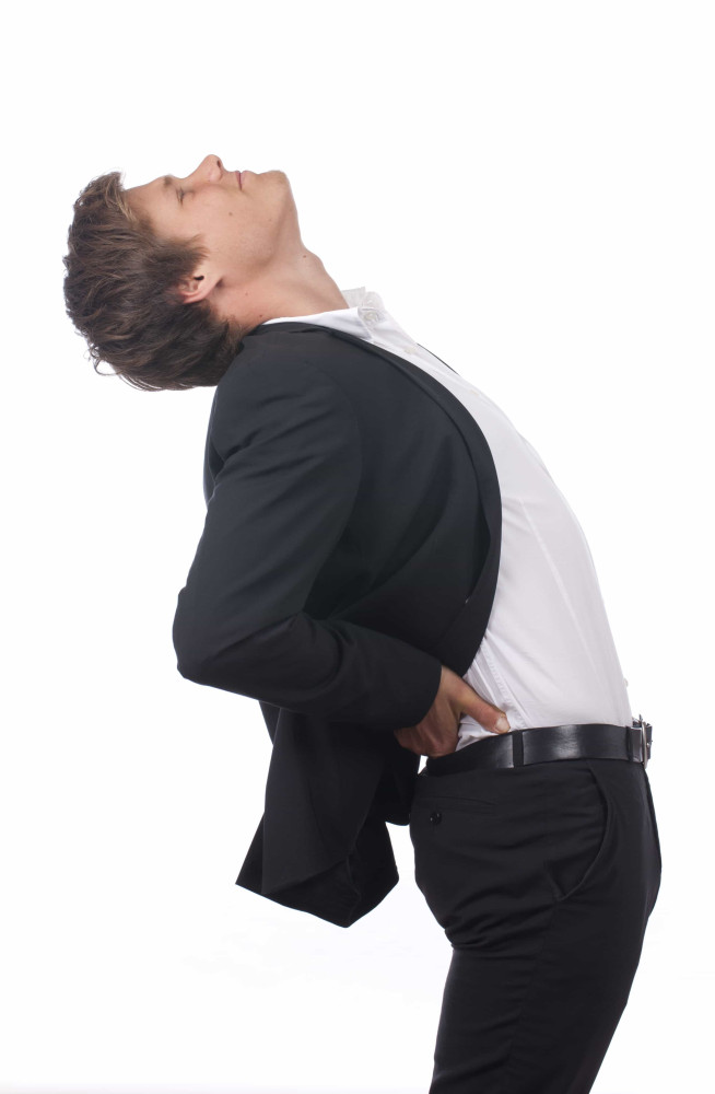 Think back meaning. Men Bend over. Bent man