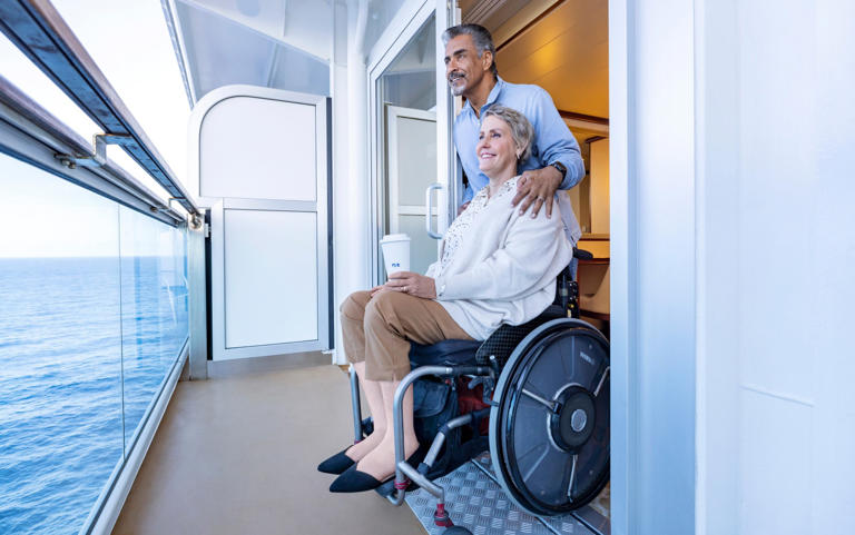 Around 82 per cent of cruise travellers with limited mobility say going on a cruise is their only holiday option - Princess