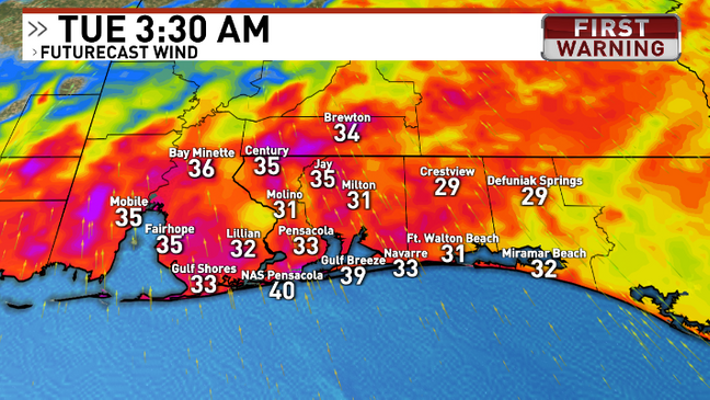 Severe Weather Possible Monday Night - Tuesday Morning