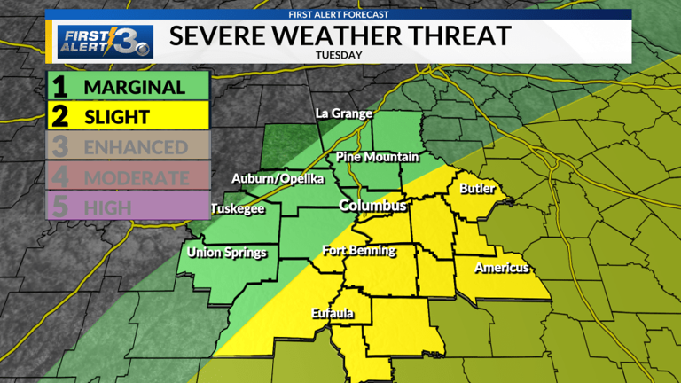 Strong to Severe Storms Possible Early Tuesday