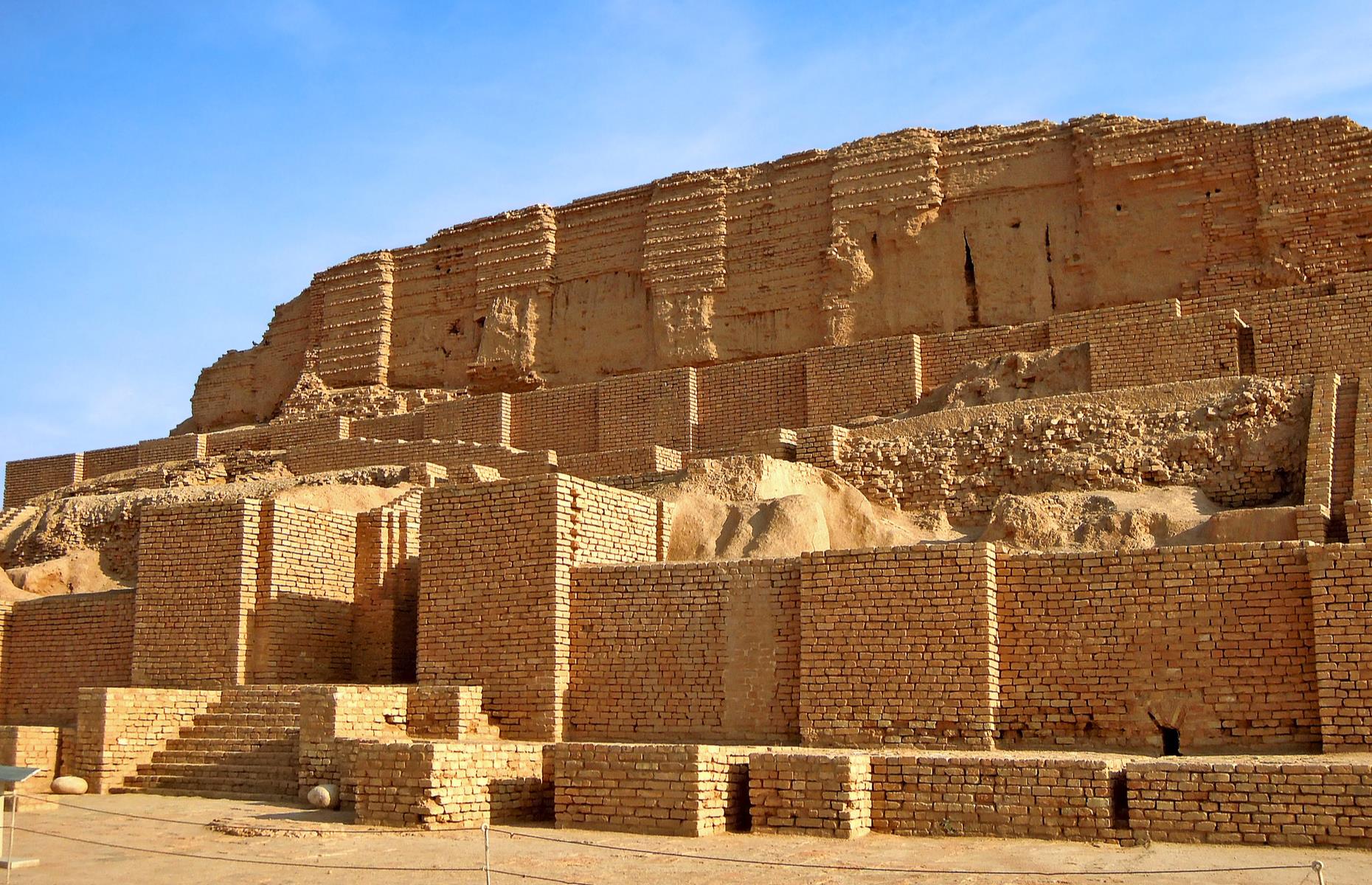 <p>At the heart of the site, which is thought to have been constructed as a sacred city around 1250 BC by Elamite king Untash-Napirisha, is a striking brick ziggurat (a terraced structure typical of the Mesopotamian civilisation). The main god honoured here was Inshushinak – one of the major deities of the Elamite religion – and it was used as a place both of worship and for burial.</p>