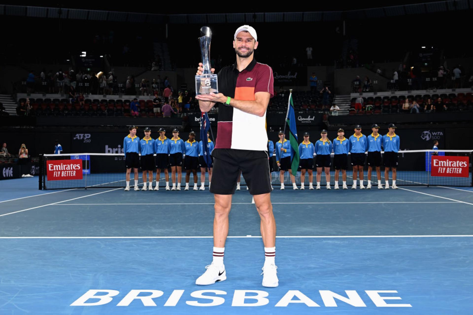 ATP Brisbane: Grigor Dimitrov Downs Holger Rune, Wins Title