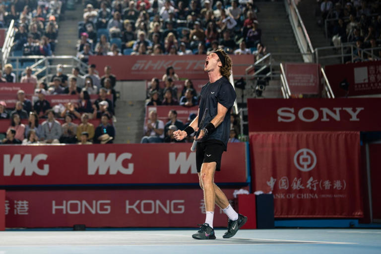 ATP Hong Kong Andrey Rublev makes perfect start to the season