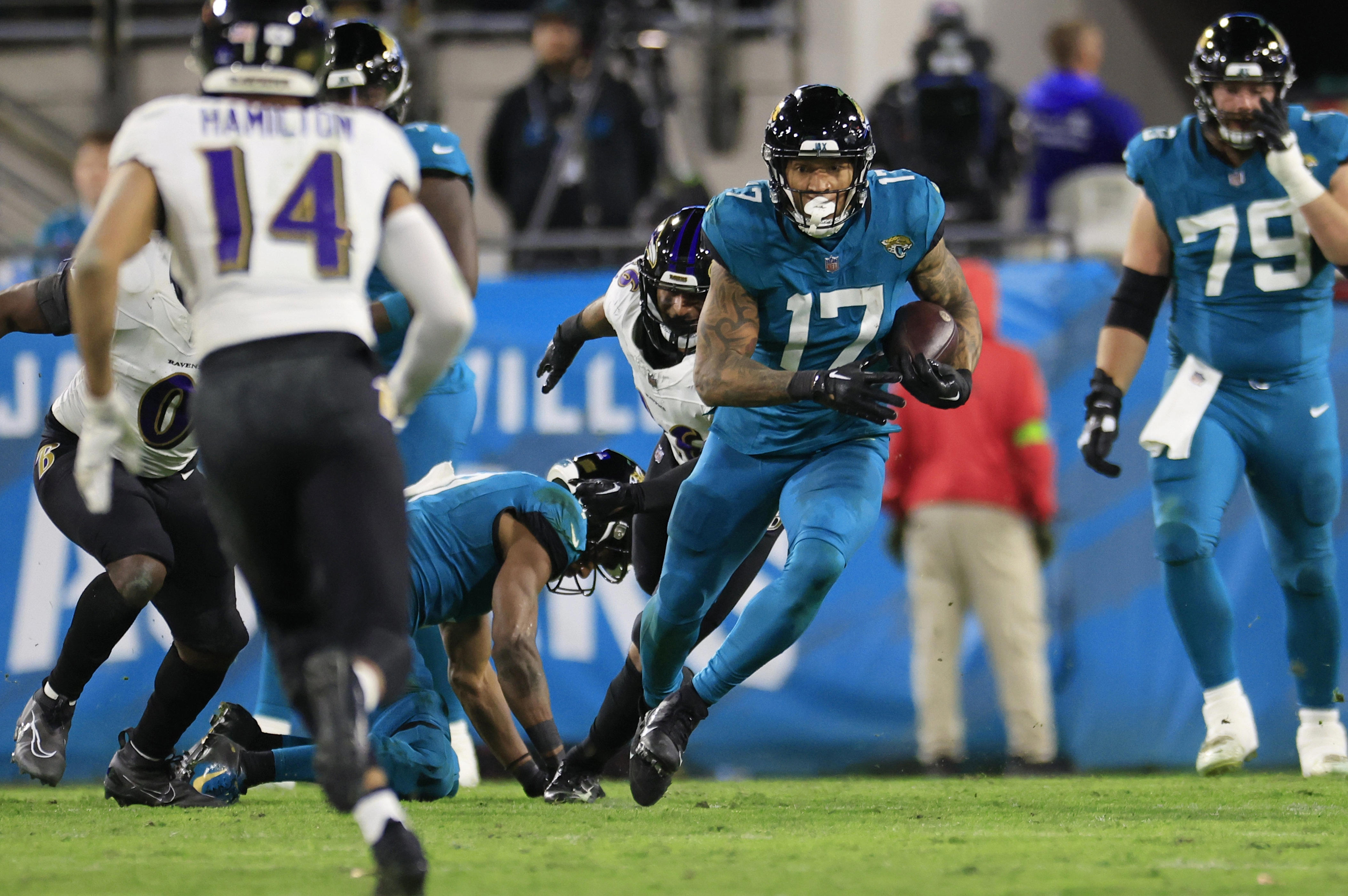 Jaguars TE Evan Engram Named To 2024 Pro Bowl Games With Travis Kelce ...