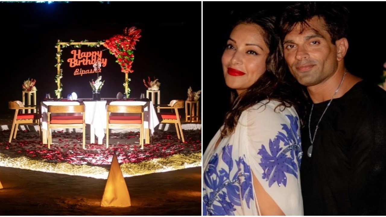 Pics Bipasha Basu Drops Glimpses Of Her Surprise Birthday Bash Hubby Karan Singh Grover Arranged