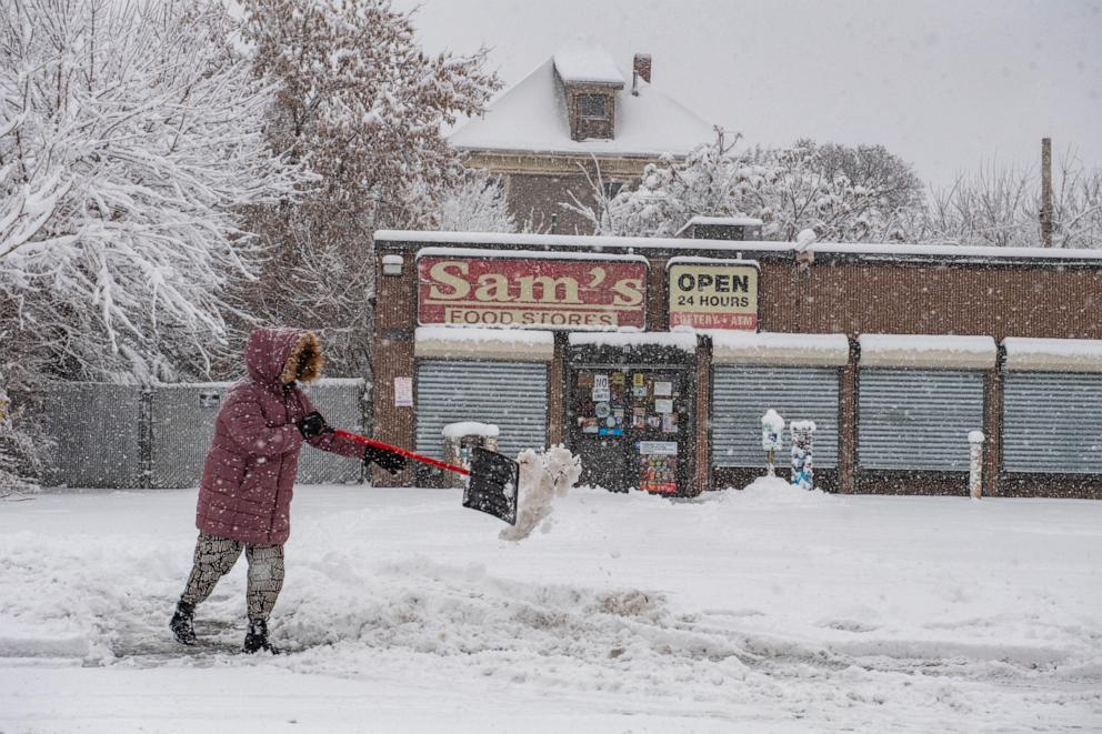 this is how much snow was dumped in the northeast