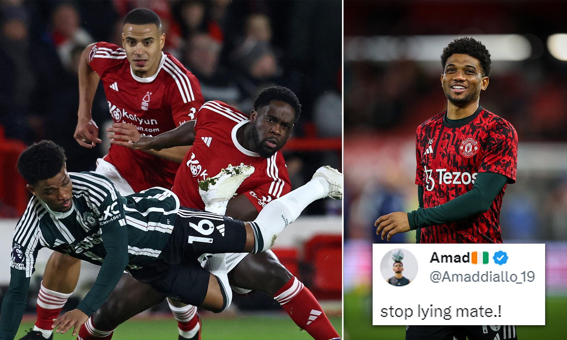 Amad Diallo Shuts Down Rumours From Manchester United Fan Page