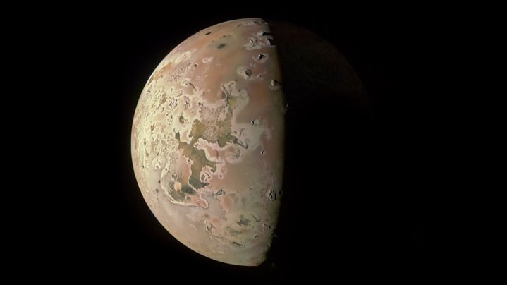 See The Dramatic, Volcanic Moon Io In New Juno Images