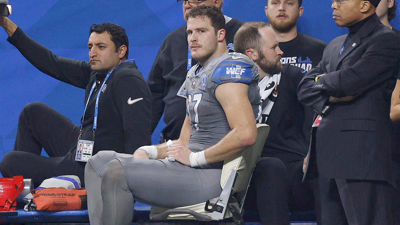 Lions' Sam LaPorta Carted Off With Knee Injury After Setting NFL Rookie ...