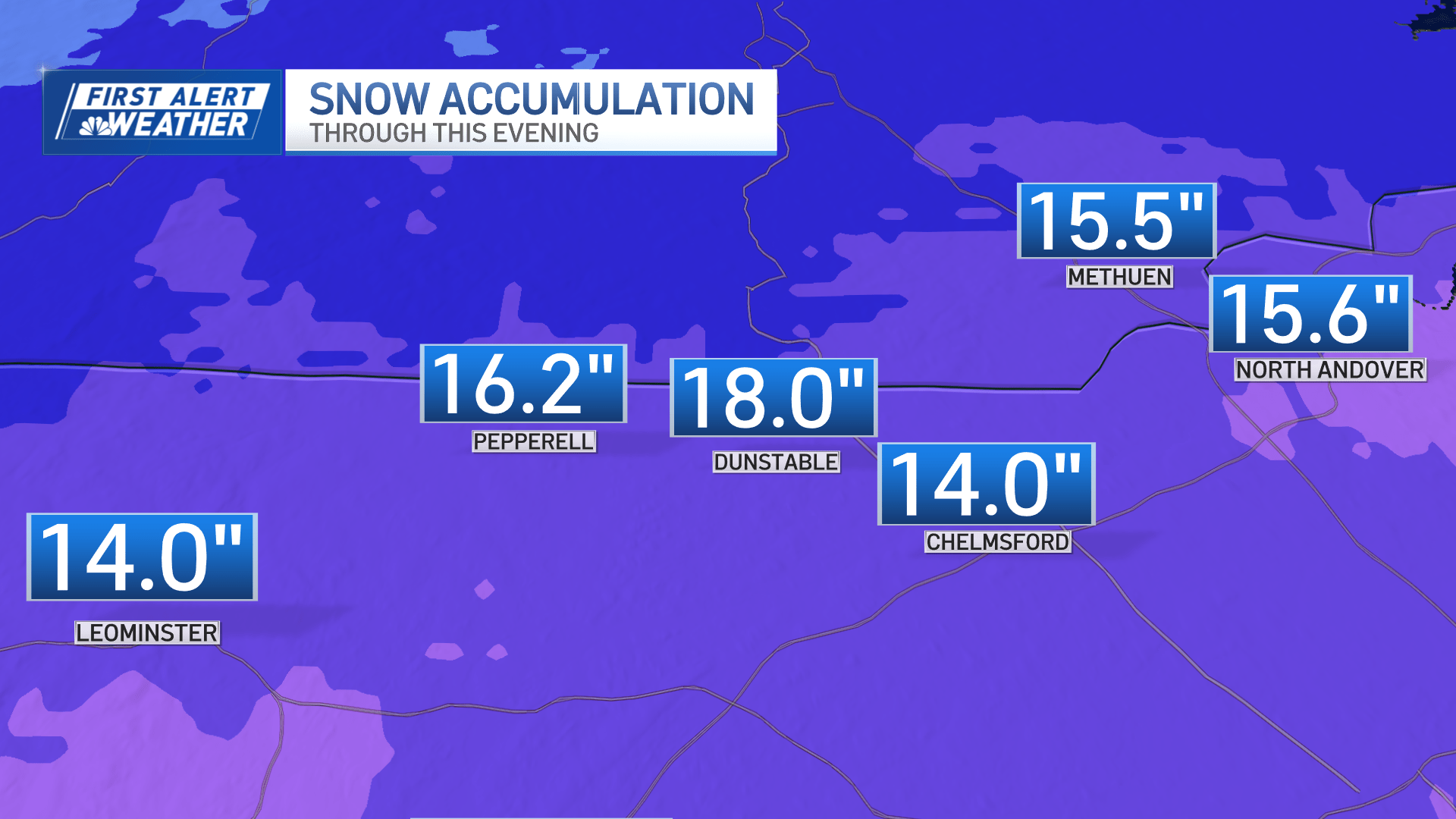 Snowfall Totals How Much Did We Get From Major Winter Storm   AA1mBdpt.img