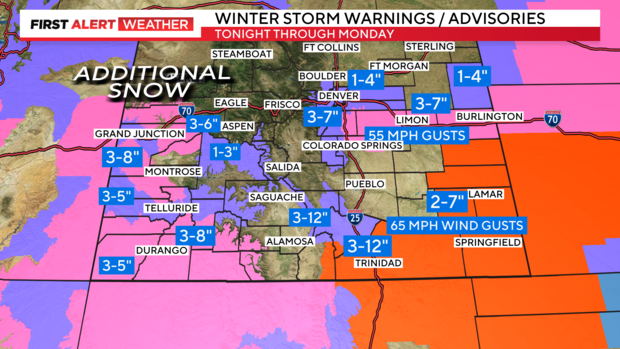 Colorado Weather: Winter Storm Set To Blast Front Range