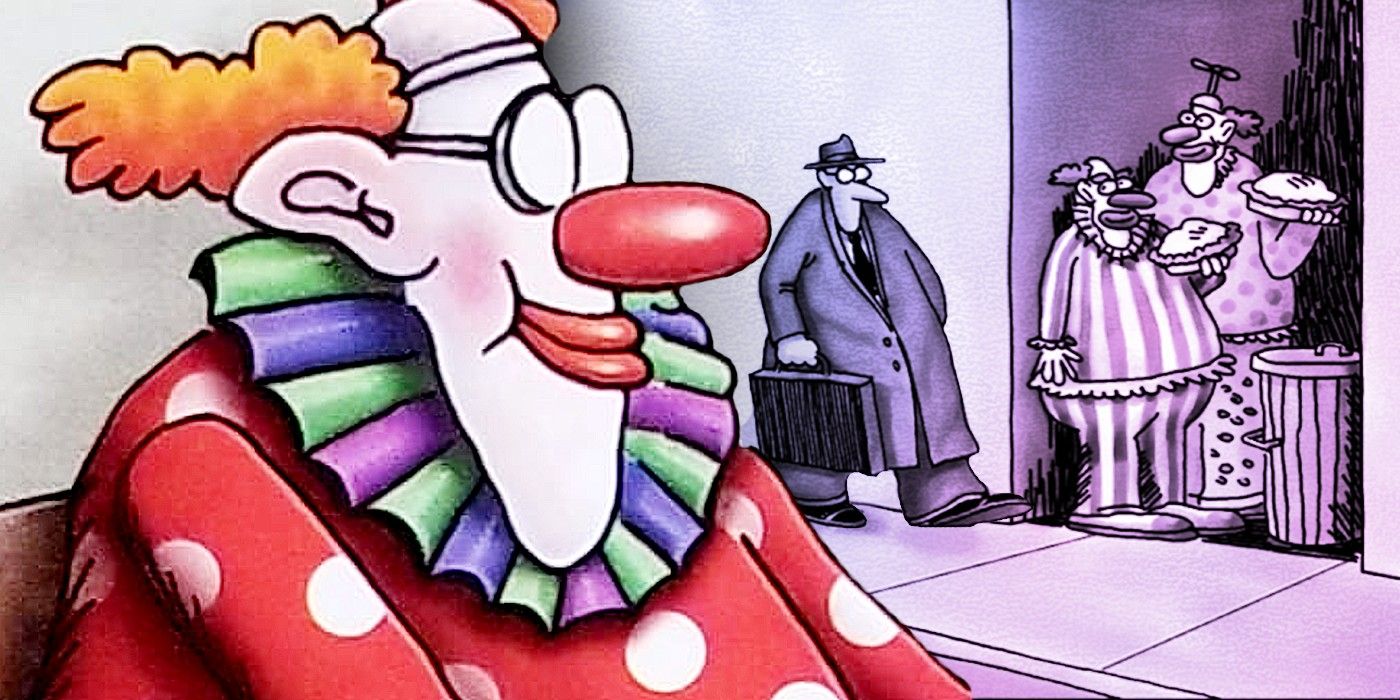 12 Funniest Far Side Comics That Prove It's Obsessed with Clowns