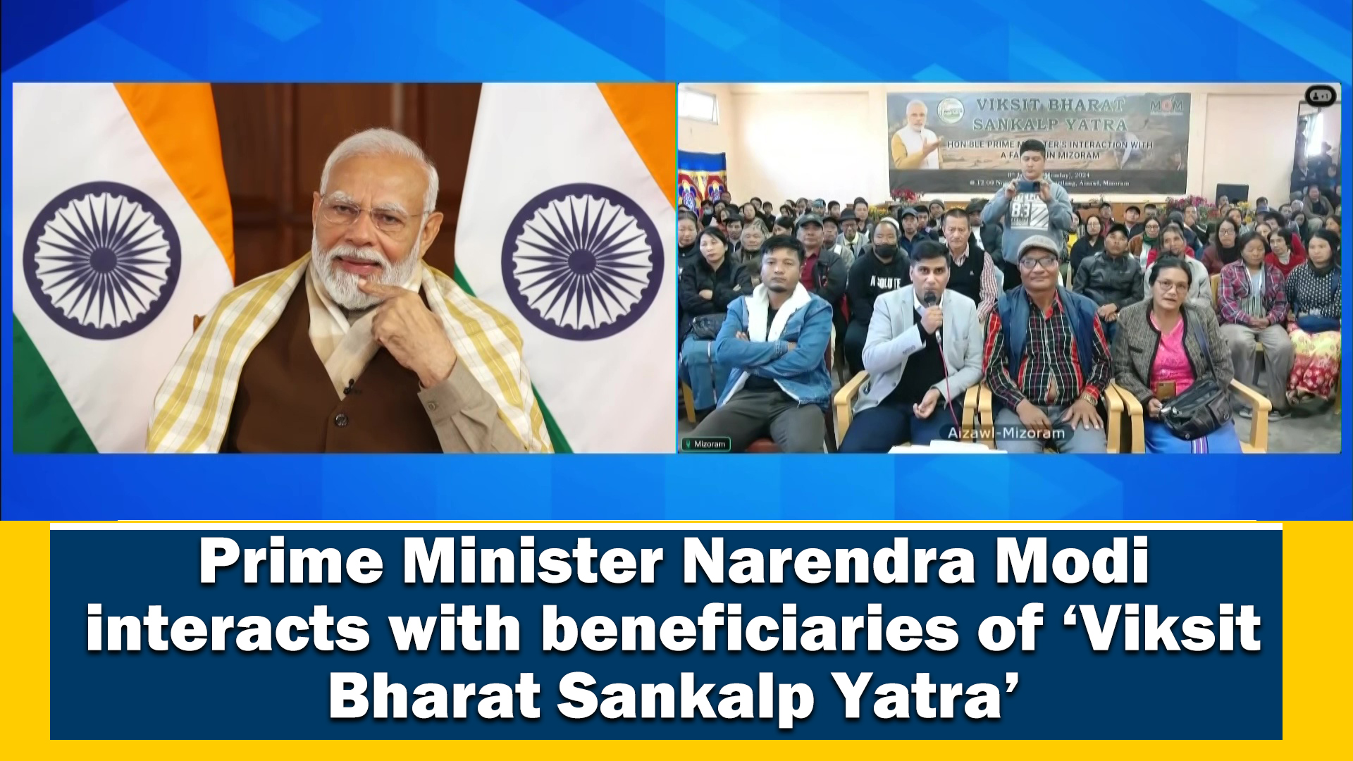 Prime Minister Narendra Modi Interacts With Beneficiaries Of ‘Viksit ...