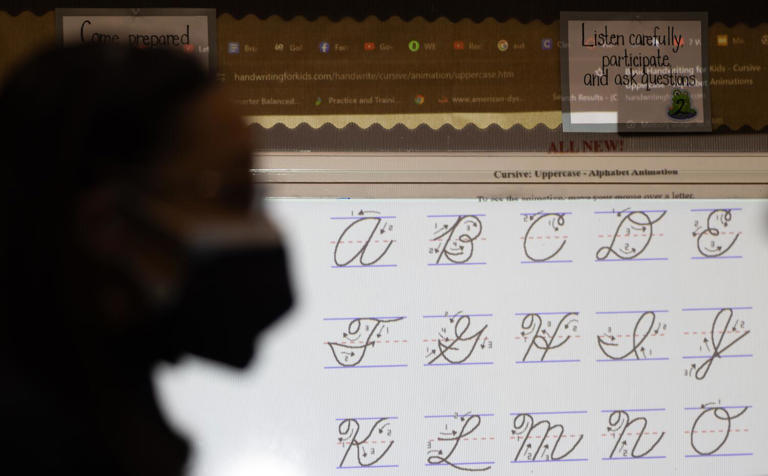 Learning cursive in school, long scorned as obsolete, is now the law in ...