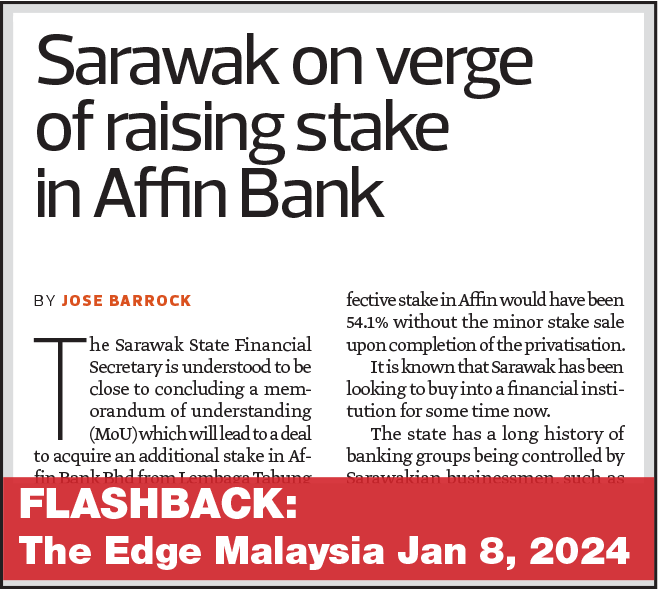 Sarawak In Talks With LTAT To Buy More Shares In Affin Bank, Confirms ...