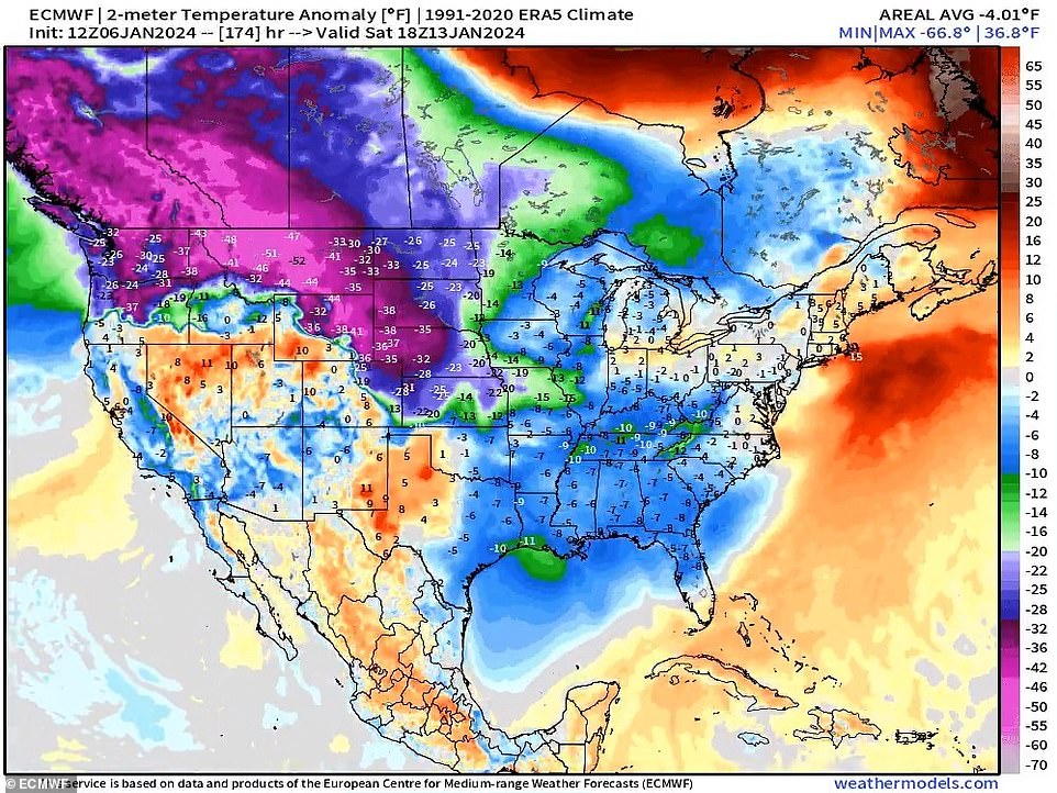 'Off The Charts Cold': Arctic Blast Bringing Temperatures Of -50F