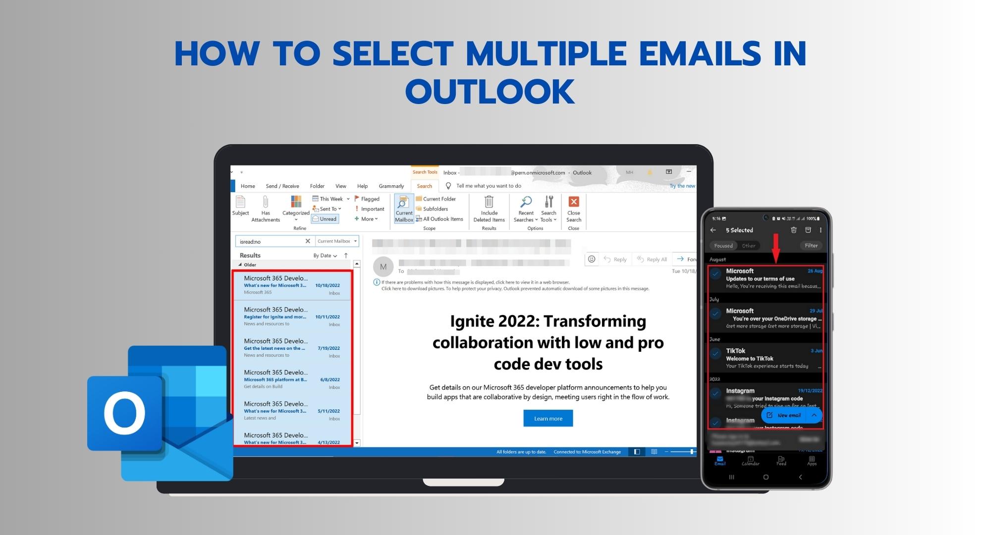 How To Select Multiple Emails In Any Outlook Version 2024   AA1mCeyf.img