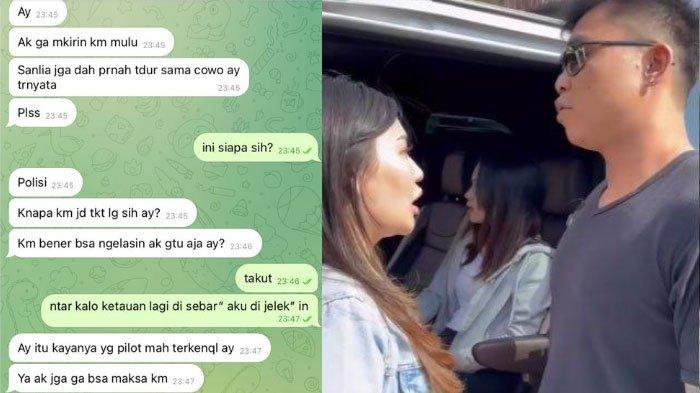 Terkuak Isi Chat Suami Sanlia Dengan Pelakor Mahasiswi,Kepergok ...