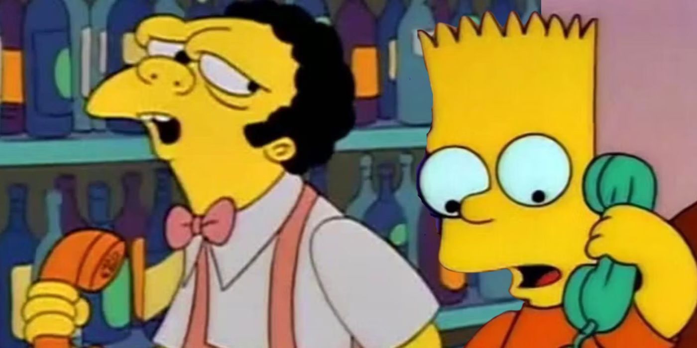 The Simpsons: Bart's 15 Best Prank Calls To Moe's Tavern, Ranked