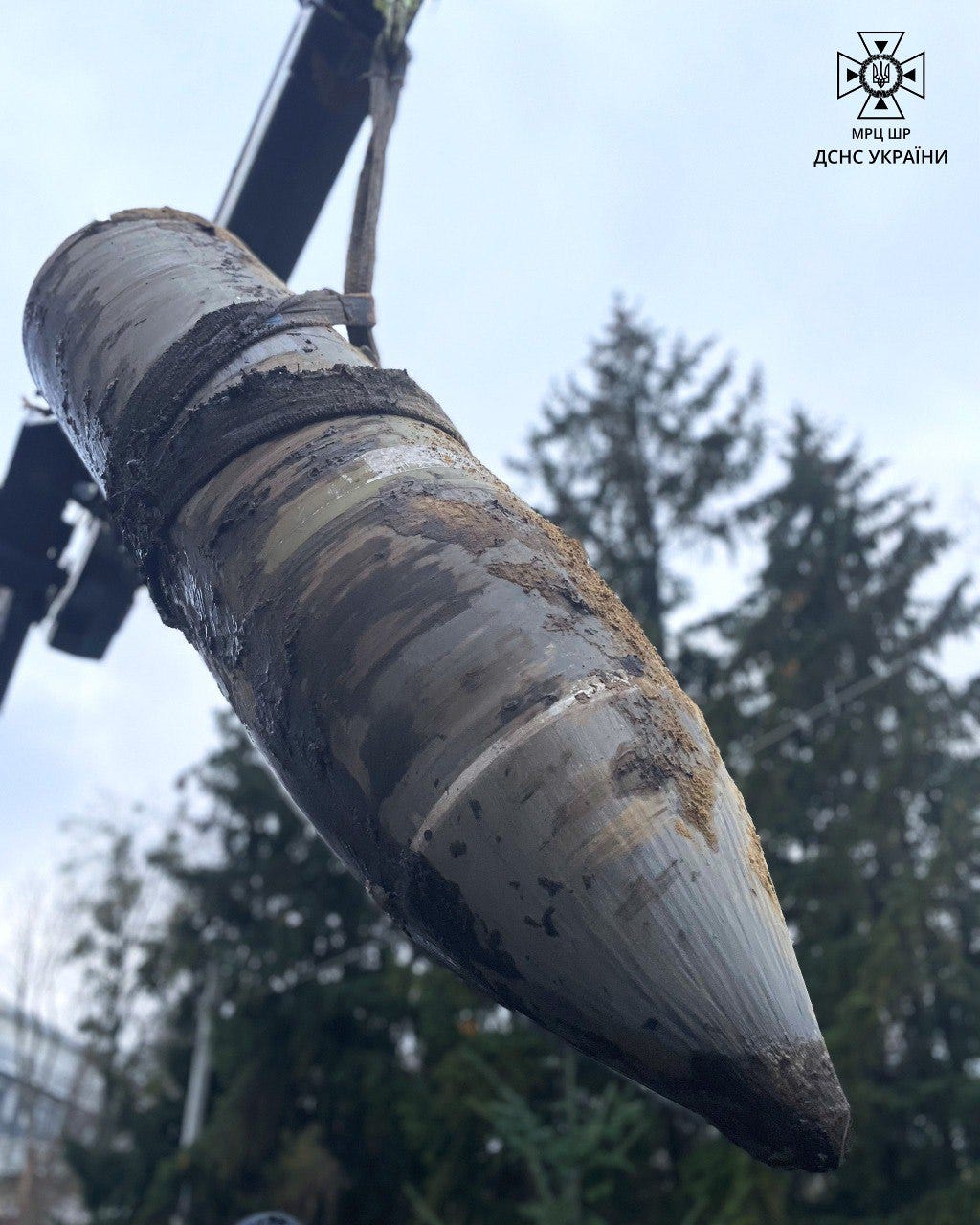 photos show sappers neutralizing the warhead of one of russia's overhyped kinzhal missiles after it was shot down