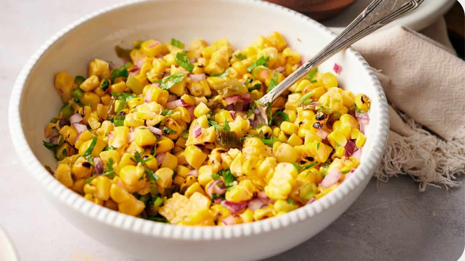 <p>Level up your meals with Copycat Chipotle Corn Salsa, a simple and affordable way to enjoy restaurant-style freshness at home. This recipe lets you replicate the goodness of your favorite salsa without spending extra money. Perfect for enhancing your dishes, this corn salsa proves that you can add a burst of flavor to your meals without breaking the bank.<br><strong>Get the Recipe: </strong><a href="https://www.splashoftaste.com/chipotle-corn-salsa/?utm_source=msn&utm_medium=page&utm_campaign=msn">Copycat Chipotle Corn Salsa</a></p>