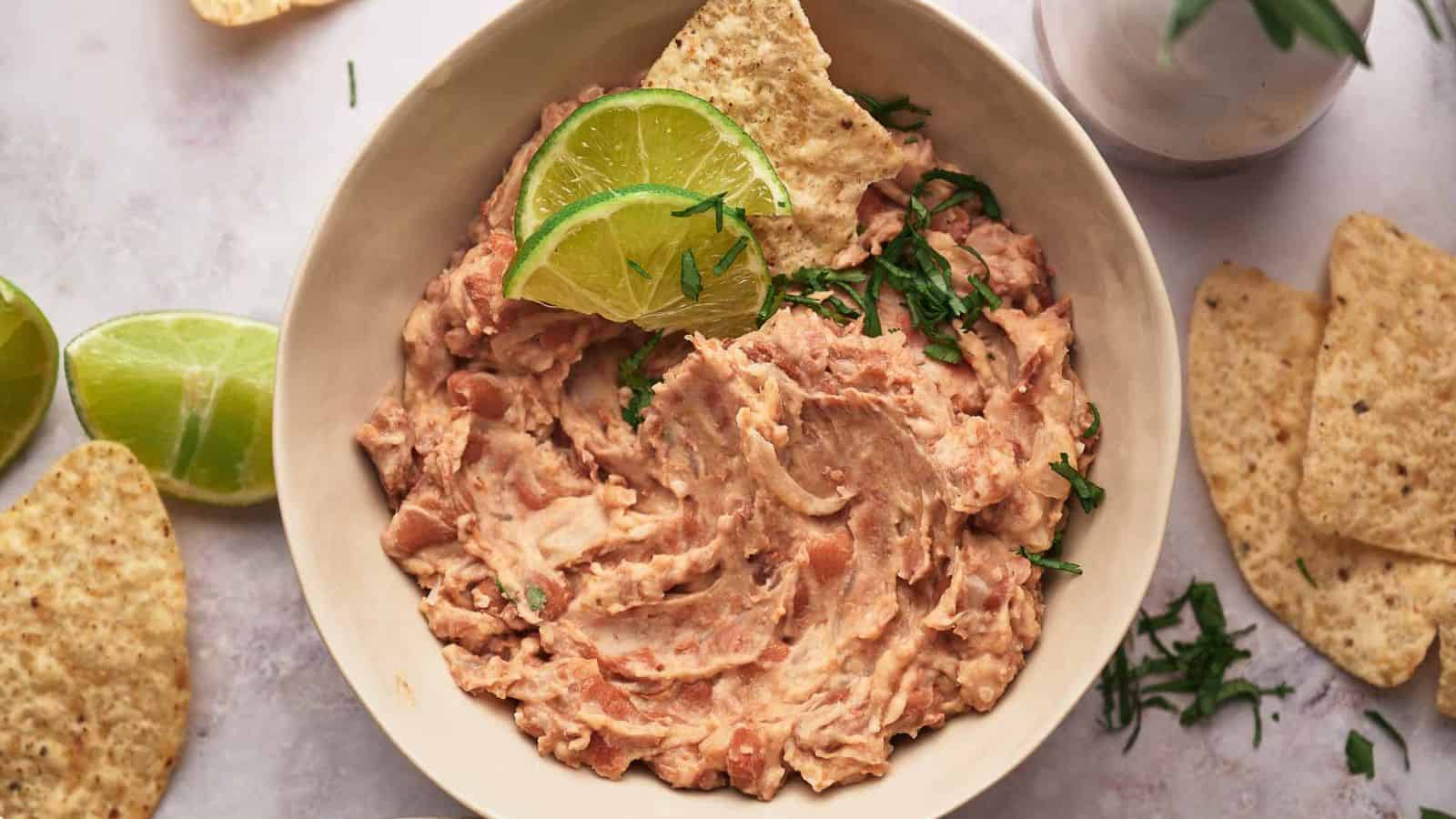 <p>Indulge in the heartiness of refried beans – a budget-friendly dish that boasts rich, savory flavors. With every bite, you’ll savor the satisfaction of a side that doesn’t break the bank. This recipe proves that you can enjoy a delicious addition to your meal without spending too much money. Simple, tasty, and easy on your wallet – refried beans redefine affordable indulgence.<br><strong>Get the Recipe: </strong><a href="https://www.splashoftaste.com/homemade-refried-beans-recipe/?utm_source=msn&utm_medium=page&utm_campaign=msn">Refried Beans</a></p>